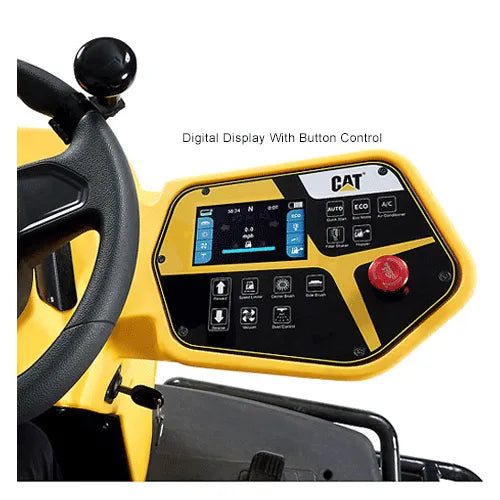 Cat® C70R Ride-On Sweeper, 70" Cleaning Path