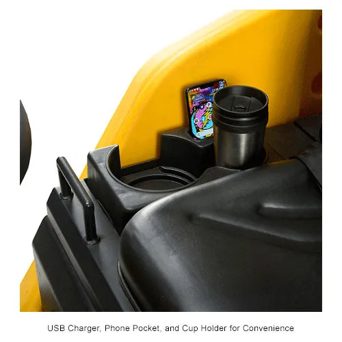 Cat® C70R Ride-On Sweeper, 70" Cleaning Path