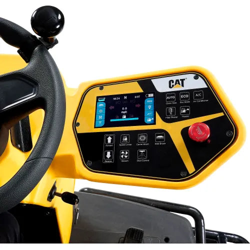 Cat® C70R Ride-On Sweeper, 70" Cleaning Path