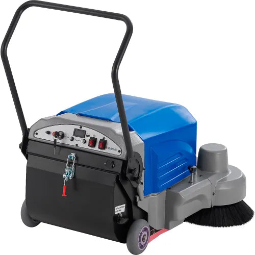 Global Industrial™ Auto Walk-Behind Sweeper, Battery Powered, 36" Cleaning Path
