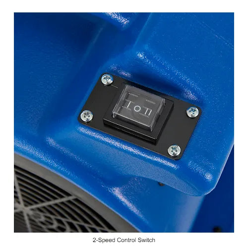 Air Mover, 2 Speed, 1/2 HP, 2200 CFM