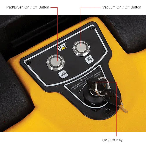 Cat® C20E Electric Walk-Behind Corded Auto Floor Scrubber, 20" Cleaning Path