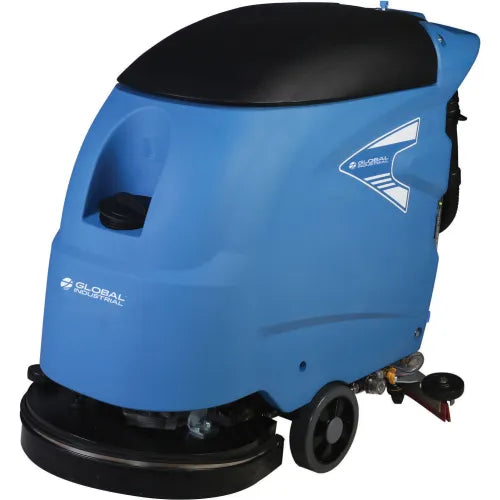 Global Industrial™ Electric Walk-Behind Auto Floor Scrubber, 18" Cleaning Path