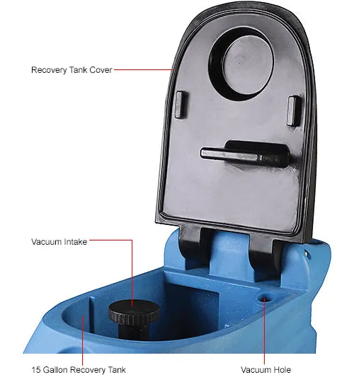 Global Industrial™ Electric Walk-Behind Auto Floor Scrubber, 18" Cleaning Path