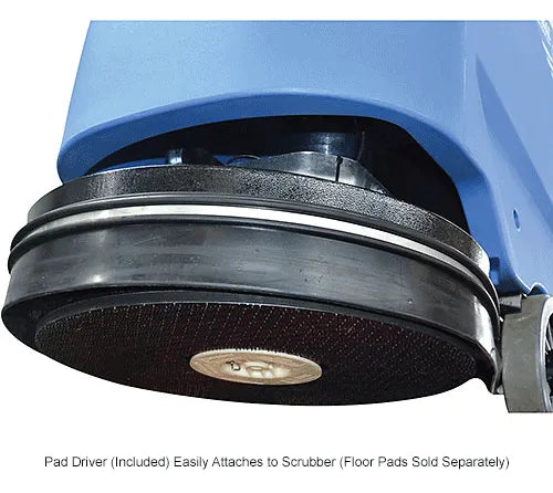 Global Industrial™ Electric Walk-Behind Auto Floor Scrubber, 18" Cleaning Path