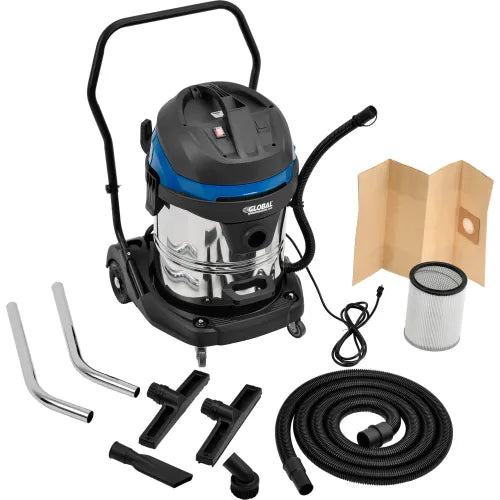 Stainless Steel Wet/Dry Vacuum, 16 Gallon Cap.