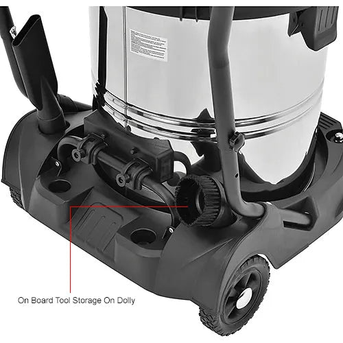 Stainless Steel Wet/Dry Vacuum, 16 Gallon Cap.