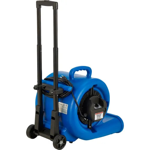 Air Mover With Wheels, 3 Speed, 1 HP, 4000 CFM