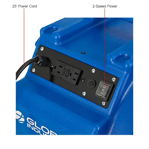 Thor Sweeper Axial Air Mover, 1/2 HP, 4000 CFM