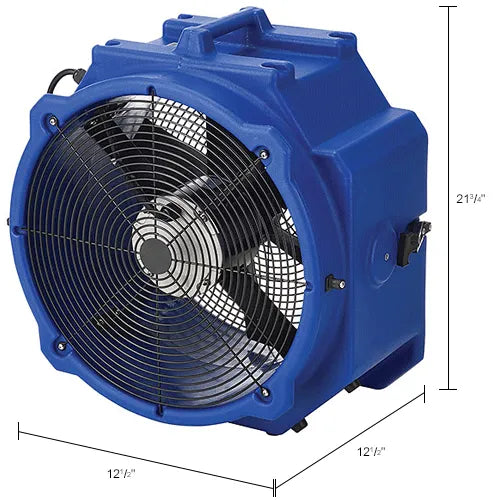 Thor Sweeper Axial Air Mover, 1/2 HP, 4000 CFM