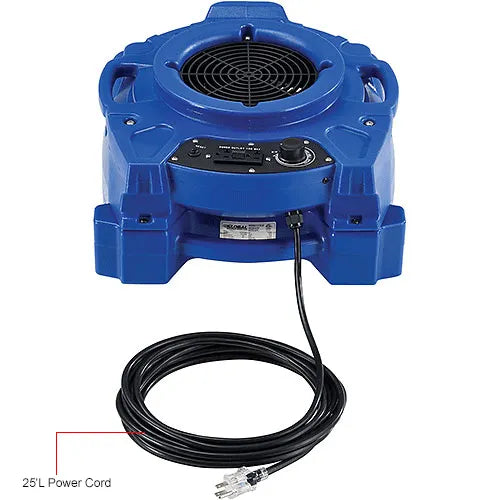 Thor Sweeper Low Profile Air Mover, Variable Speed, 1/4 HP, 1200 CFM