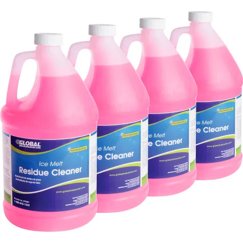 Ice Melt Residue Cleaner, 1 Gallon Bottle, 4/Case
