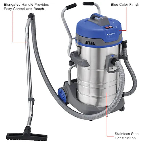 Thor Sweeper Stainless Steel HEPA Wet/Dry Vacuum, 21 Gallon Cap.