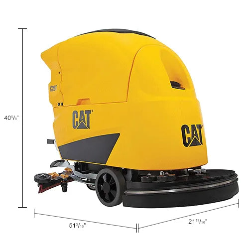 Cat® C20T Auto Floor Scrubber With Traction Drive, 20" Cleaning Path