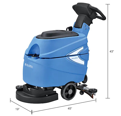 Thor Sweeper Electric Walk-Behind Corded Auto Floor Scrubber, 17" Cleaning Path